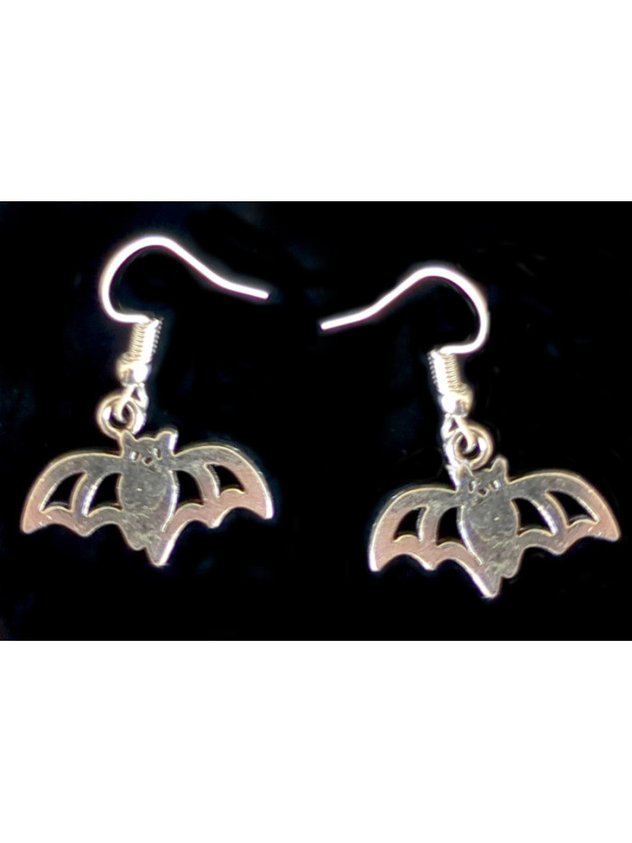Bat earrings - large.